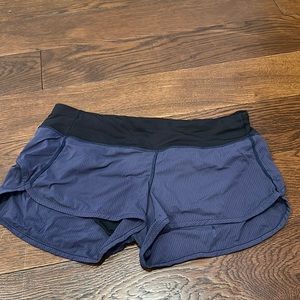 Lululemon.  Blue women’s shorts.  EUC.